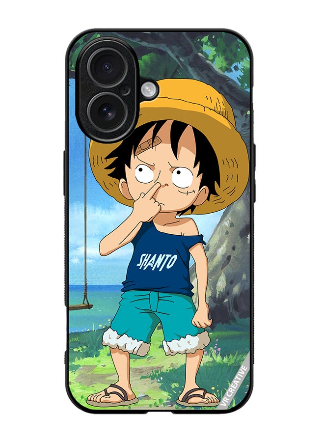 Protective Case Cover For Apple iPhone 17 Monkey Dluffy Design Multicolour