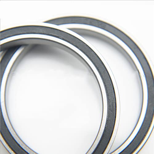 Edinstry (10 Pack) Sealed Ball Bearing 6807RS Black Rubber Cover Ball Bearings, Bearing Steel Z1 Grade, Lubricated and Low Noise Machinery Ball Bearing 35x47x7mm - Image 2