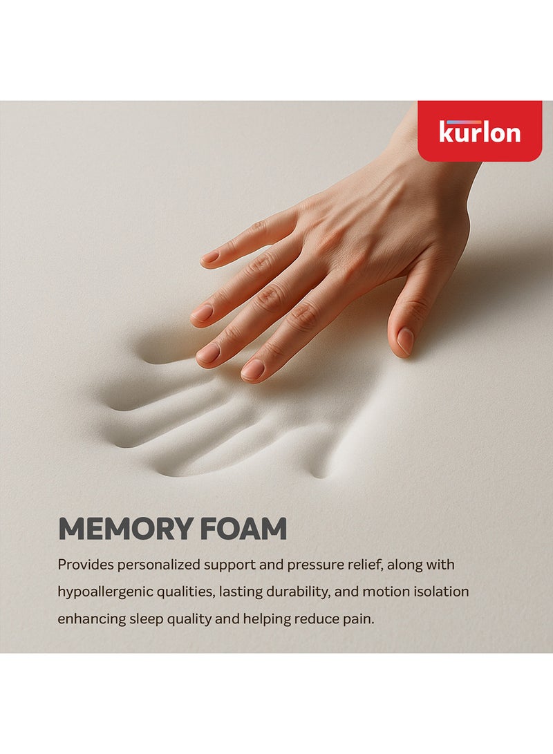 Kurlon Spring Rest Premium| Zoned Pocket Spring Mattress for Posture Alignment | Memory Foam Medium Firm Comfort | Natural Latex |HR Foam | Motion Isolation | 200x200x25 - Image 3