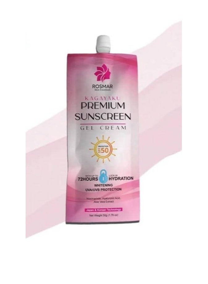 ROSMAR - Kagayaku Premium Sunscreen Gel 50g - Image 1