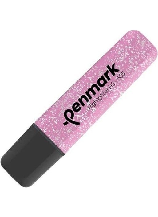 PENMARK Highlighter Metallic Glitter Pink 10 Pack  - Image 1