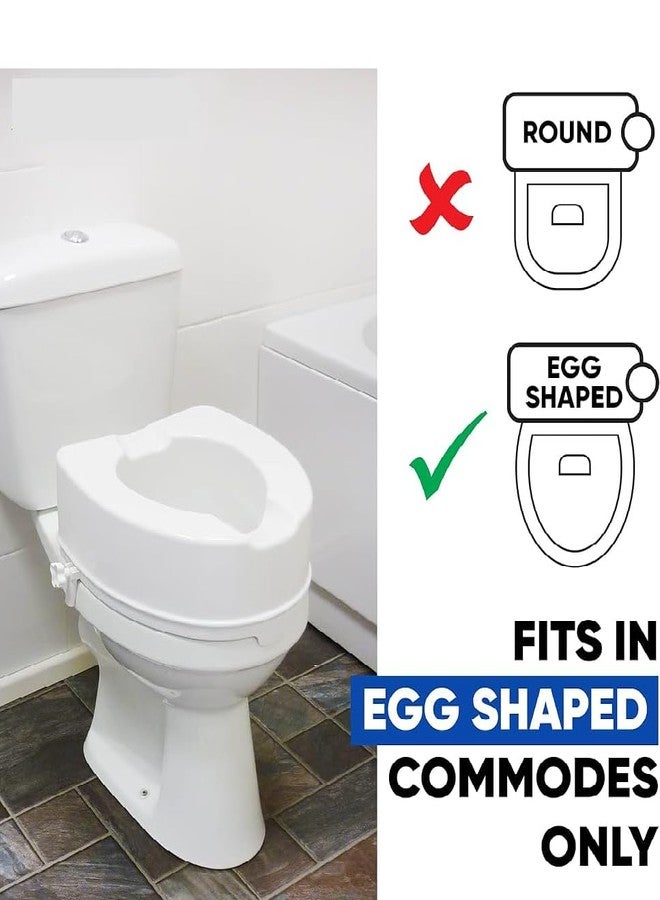 Madison Commod Elevator 6" Inch | Commod Raiser | Raised Toilet Seat | Commode Raiser 6 INCH 4 Clips ADDS More Stability and Safety With 5 year warranty. - Image 5