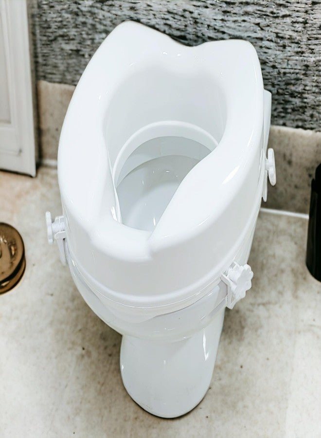 Madison Commod Elevator 6" Inch | Commod Raiser | Raised Toilet Seat | Commode Raiser 6 INCH 4 Clips ADDS More Stability and Safety With 5 year warranty. - Image 4