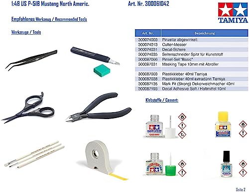 Tamiya Models P-51B Mustang Model Kit - Image 4