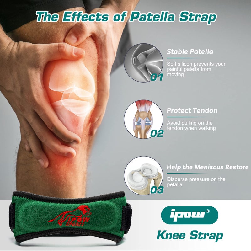 IPOW Knee Strap Green - Image 3