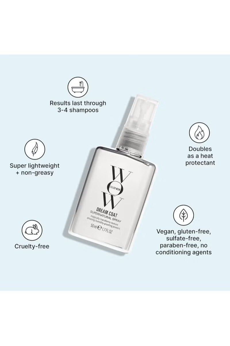 كولور واو سبراي الشعر كولور واو دريم كوت سوبر ناتشورال للجنسين، 50ML - Image 4