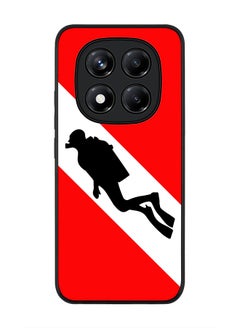Stylizedd For Xiaomi Redmi Note 14 Pro 5G / X7 5G Case,Slim fit Camera Protection, Shockproof Thin Phone cover  - Diver Flag  - Image 1