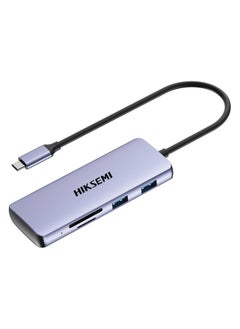 HIKSEMI Hiksemi USB-C Hub with HDMI, 3 USB Ports, SD/TF Card Reader, 100W PD  - Image 1