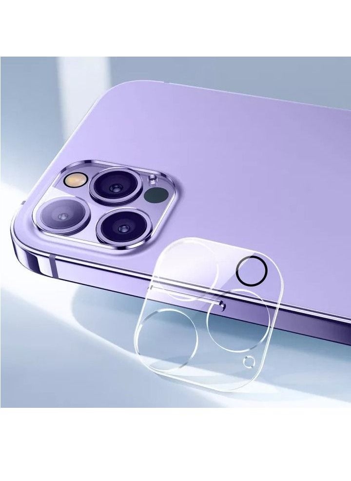 MOCOM Full Coverage Clear Camera Glass Protector for Apple iPhone 14 Pro Max / iPhone 14 Pro - Clear  - Image 1