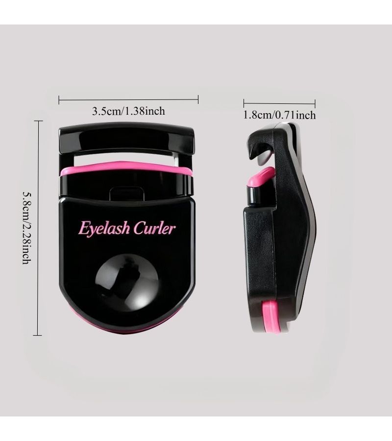Black Pink Eyelash Curler Creates Perfectly Curled Eyelashes in 5 Seconds No Pinching - Image 2