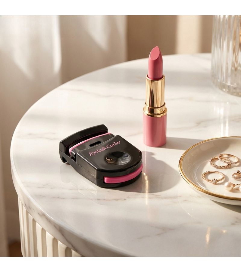 Black Pink Eyelash Curler Creates Perfectly Curled Eyelashes in 5 Seconds No Pinching - Image 5