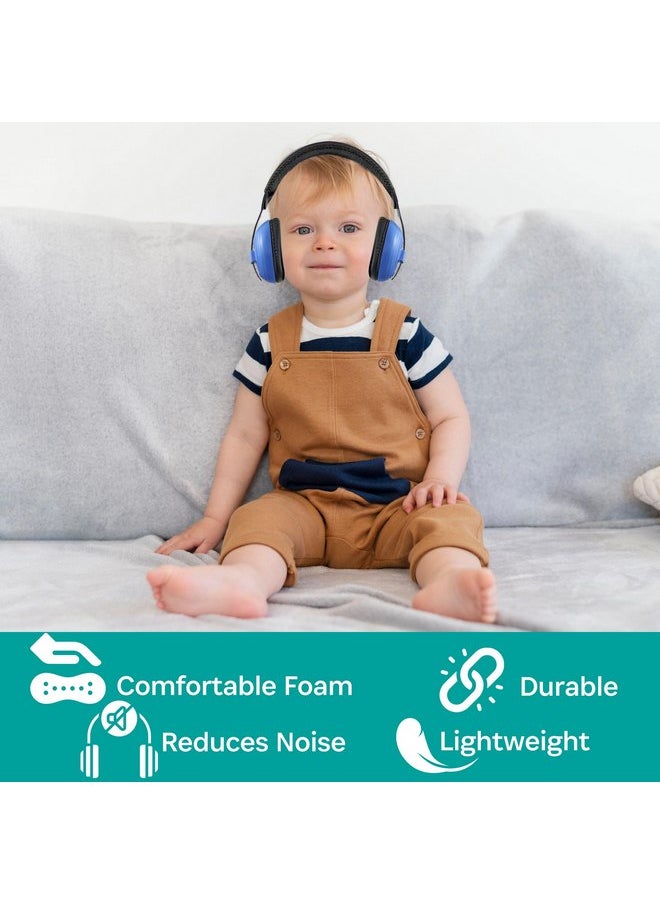 Kidco - KidCo Whispears - Baby Ear Protection Headphones, Noise Cancelling Ear Muffs for Babies, Toddlers, & Infants - Blue - Image 1