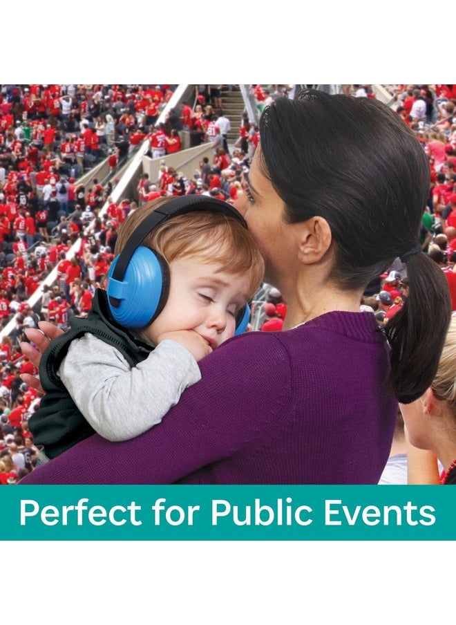 Kidco - KidCo Whispears - Baby Ear Protection Headphones, Noise Cancelling Ear Muffs for Babies, Toddlers, & Infants - Blue - Image 1