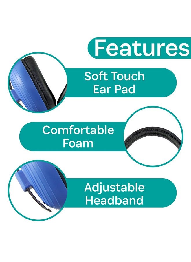 Kidco - KidCo Whispears - Baby Ear Protection Headphones, Noise Cancelling Ear Muffs for Babies, Toddlers, & Infants - Blue - Image 1