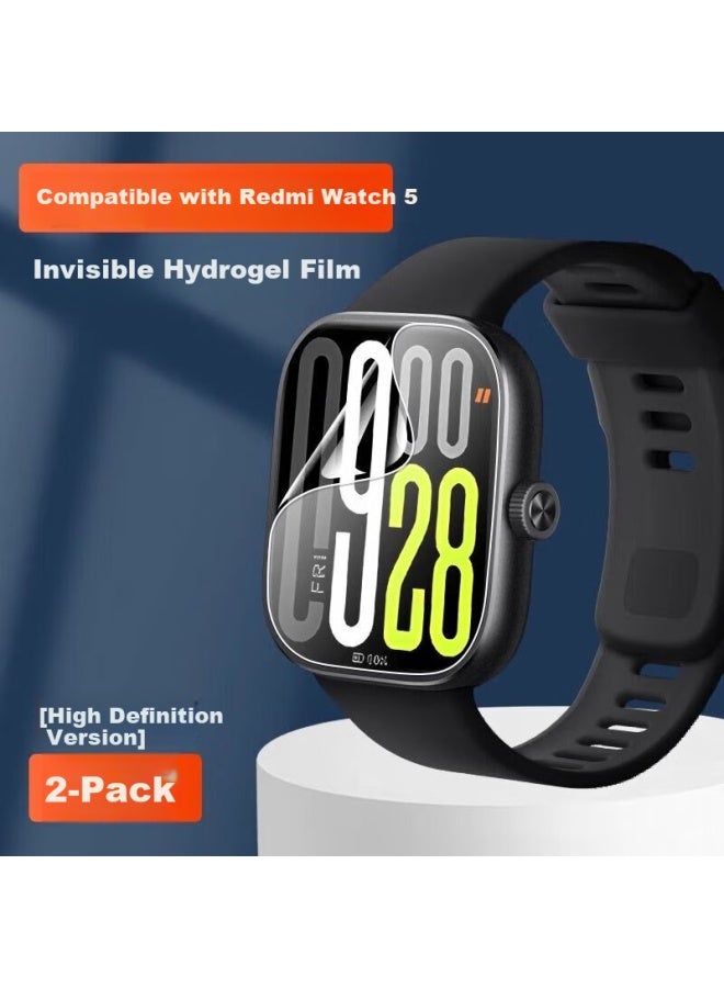 Watchbond Redmi Watch 5 Hd Hydrogel Screen Protector Tempered Glass Full Coverage Curved Protective Film For Redmi Watch 5 Sports Edition - Image 1