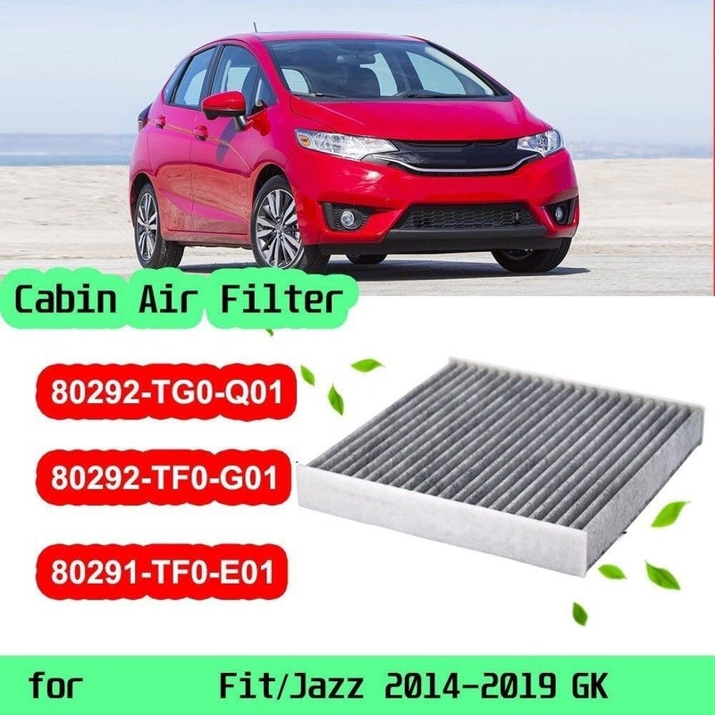 DEMULAX Car Carbon Cabin Air Filter for Jazz 2014-2019 - Image 5