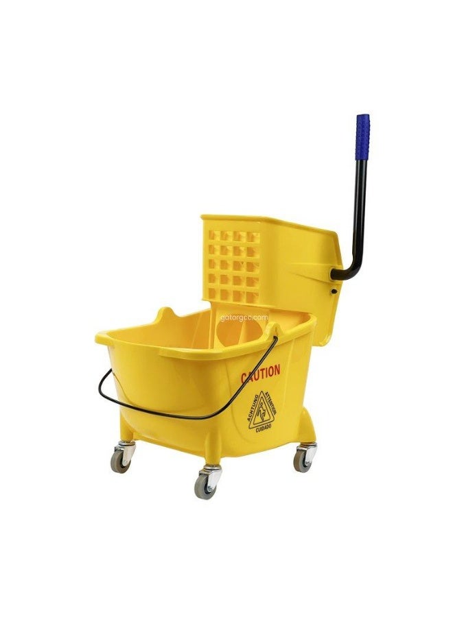 Gator Single Bucket Mop Trolley | 24LTR | YELLOW