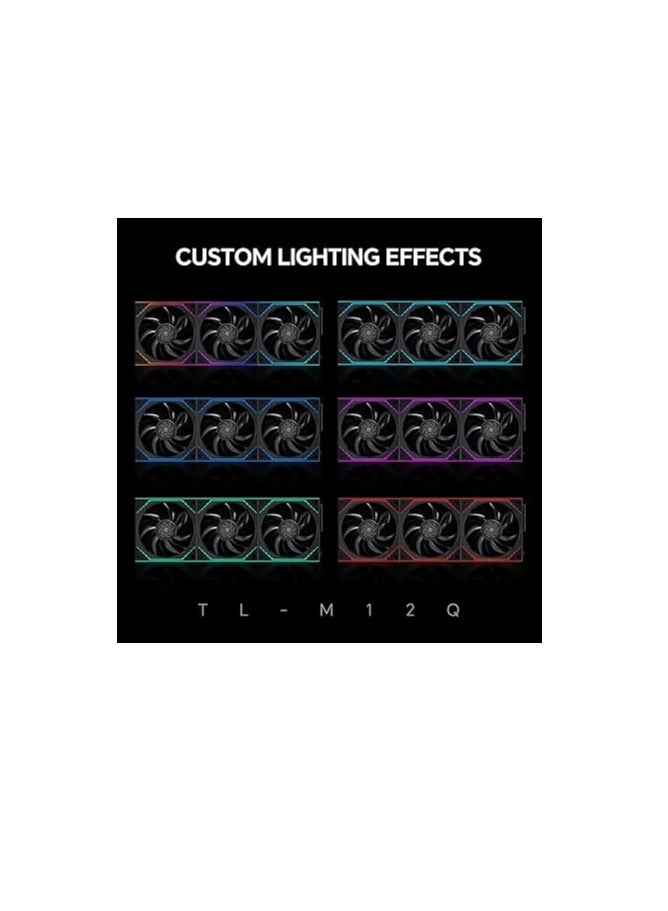 ثيرمالرايت ثيرمال رايت TL-M12Q x3 مروحة كمبيوتر لتبريد القطع الداخليه بحجم 120 ملم - Image 5