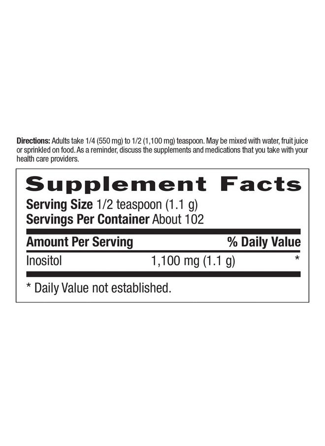 Country Life Country Life Inositol Powder - 8 Ounce  - Image 2