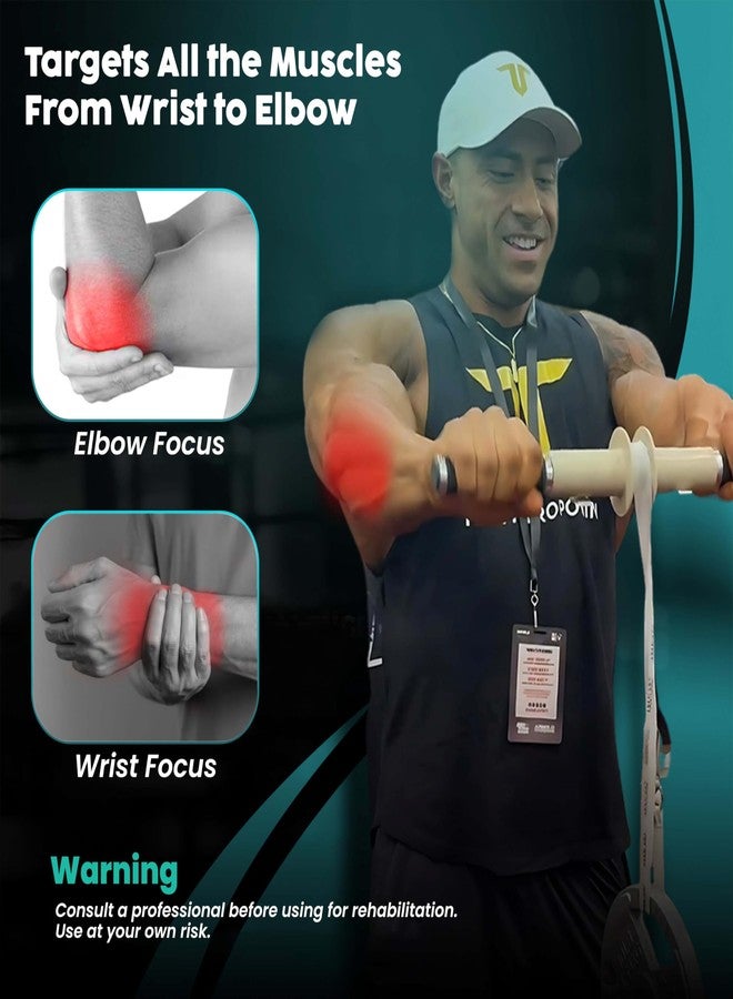 Arm Labz ArmLabz Forearm Roller 2.0 Wrist Roller and Grip Strength Trainer with Ratcheting Tension, Instant Reset, One-Arm Isolation, Full Forearm and Wrist Workout for Home Gym, Climbers, Lifters - Image 4