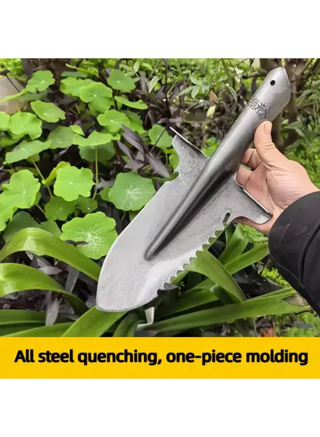 Manganese Steel Dual Purpose Serrated Shovel Head For Gardening Camping - Image 3