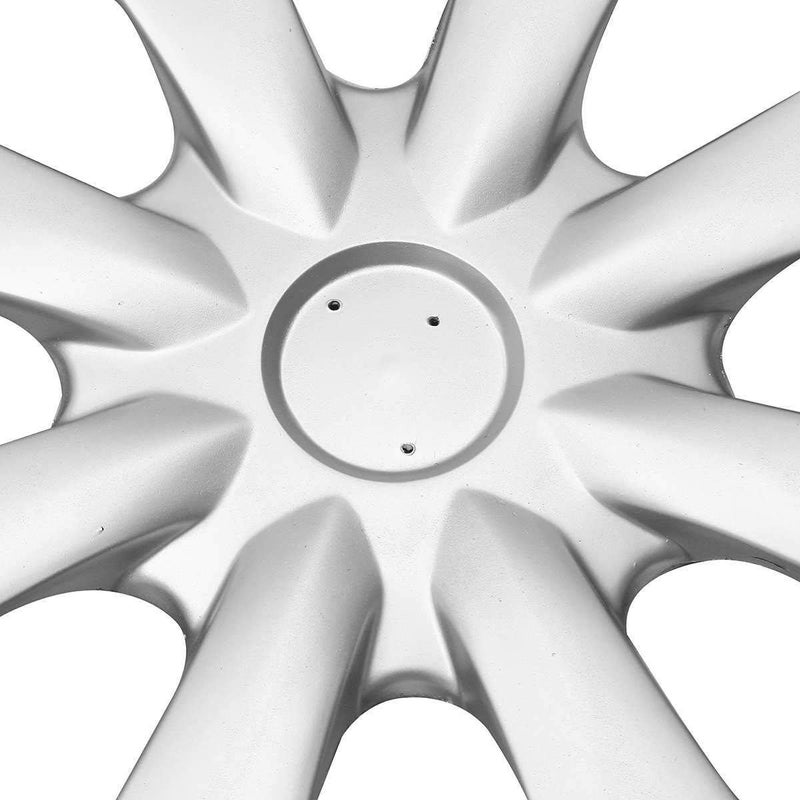 DEMULAX Silver 15" Car Wheel Cover Hubcap - Image 4