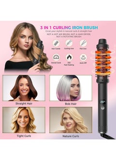 General Hot Round Brush Ion 3-in-1 38mm Hot Hairpin Brush for Hair Styling 120-210°C Digital display of 5 temperatures, the curling iron creates loose curls  - Image 2