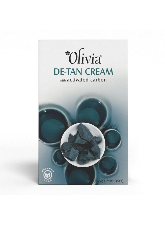 Olivia Detan Cream With Activated Carbon 72G To Exfoliate And Deep Cleanse Skin For All Skin Type - Image 1