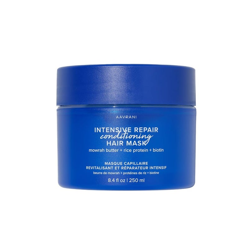 AAVRANI Intensive Repair Conditioning Hair Mask - Mask for Dry, Damaged Hair - with Biotin, Rice Protein, & Mowrah Butter to Repair - Vegan - 8.4 Oz - Image 1