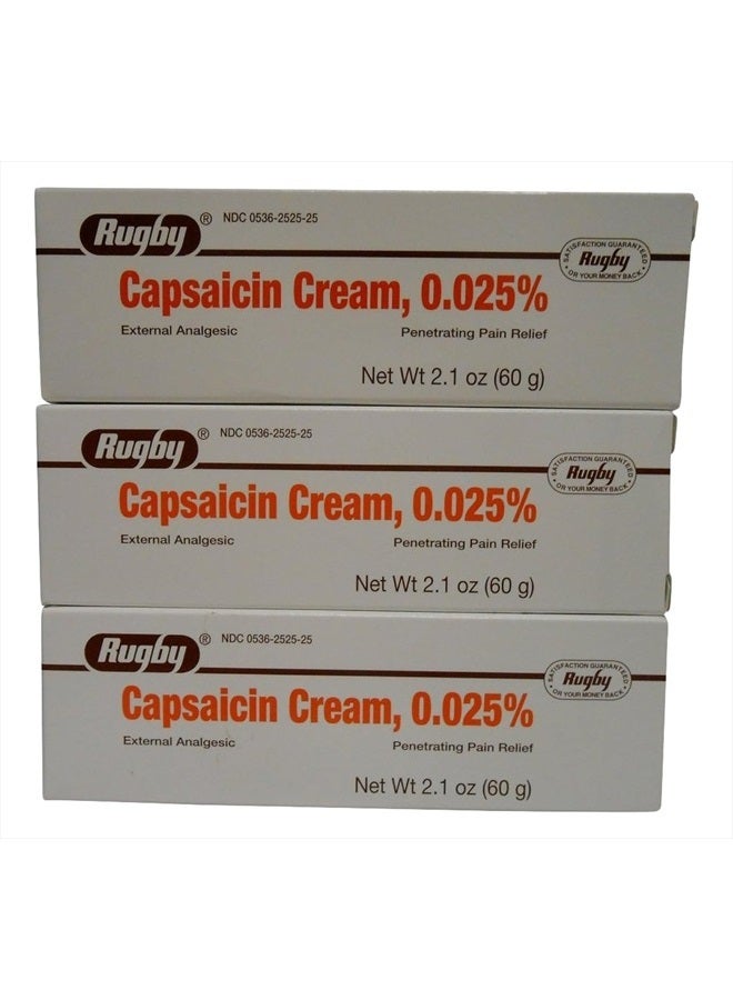 RUGBY LABORATORIES Capsaicin 0.025% Cream 3/21 - R - Image 1