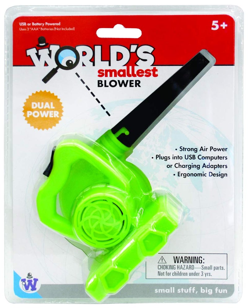 Westminster, Inc. World's Smallest Blower - Real, Working, Tiny, Dual Powered Leaf Blower - Image 5