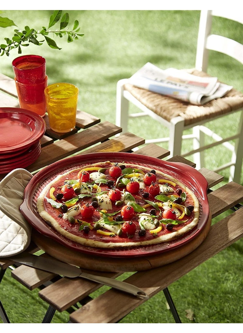 Emile Henry - Pizza / Oven Dish Round 40 cm Red / Burgundy - Image 1