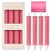 Togayu Heatless Curls Overnight Set Jumbo Overnight Hair Curlers to Sleep In Soft Velvet Hair Rollers for Women No Damage Curls Styling Tools 4pcs - Image 2