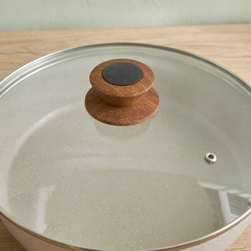 Home Box La Natura Forged Induction Deep Fry Pan with Lid - 28 cm - Image 2