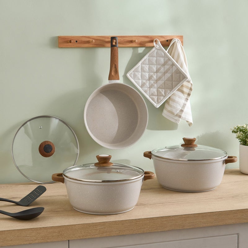 Home Box La Natura Forged Induction Deep Fry Pan with Lid - 28 cm - Image 5