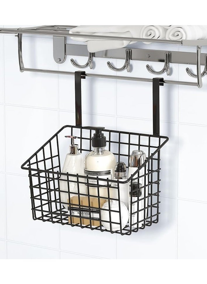 DubaiGallery Organizer Hanging Shelf Organizer Bathroom Storage Rack Cosmetic Makeup Holder Kitchen Cabinet Storage Basket  - Image 4