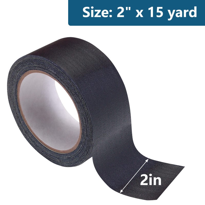 Lineco, Self-Adhesive Book Repair Tape for Spine, Pamphlets, Paper Pages, Non-yellowing, Strong, Neutral pH, 2 Inch Wide, Black - Image 2