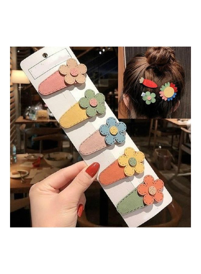 NIBEMINENT 25-Piece Children Cartoon Hairpin Bangs Clip Headdress Set Multicolour - Image 1