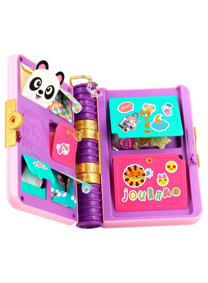 فنلوكتس دفتر ملاحظات سري Funlockets - إصدار اللمعان | دفتر لامع مع مفاجآت Funlockets | مثالي لأسرار الأطفال - Image 5