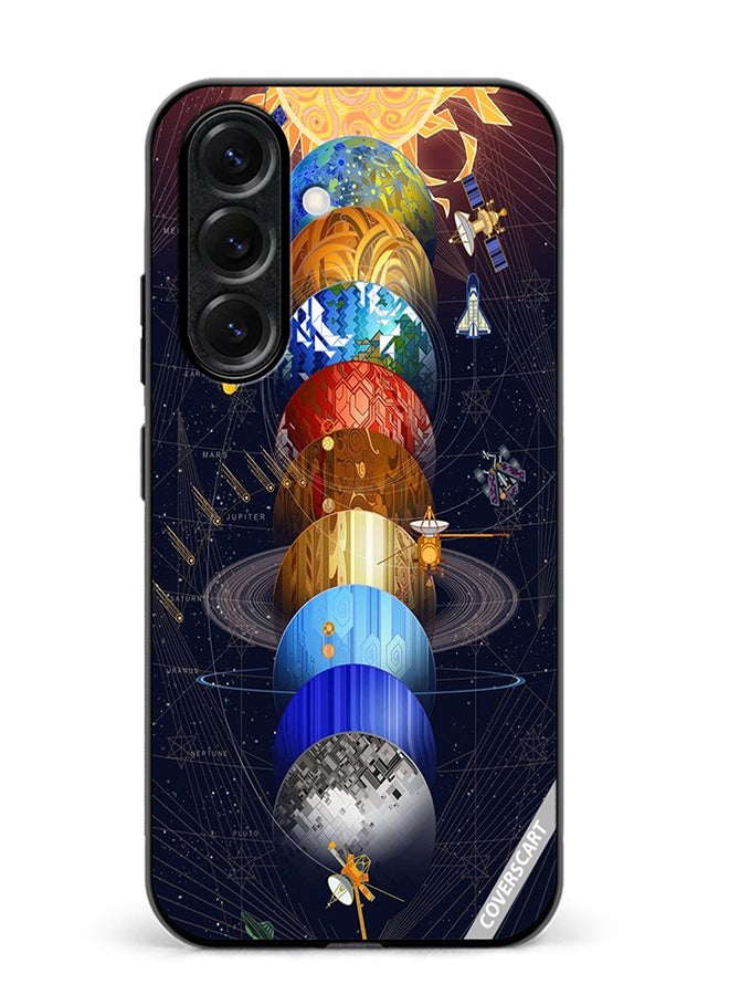 VR CREATIVE Protective Case Cover For Samsung Galaxy S25 Earth Design Multicolour