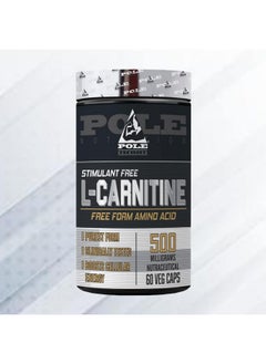 POLE NUTRITION L-Carnitine Free Form Amino Acid 500Mg - 60 Veg Capsules, Energy Production And Fat Metabolism Support - Vegetarian Formula  - Image 3