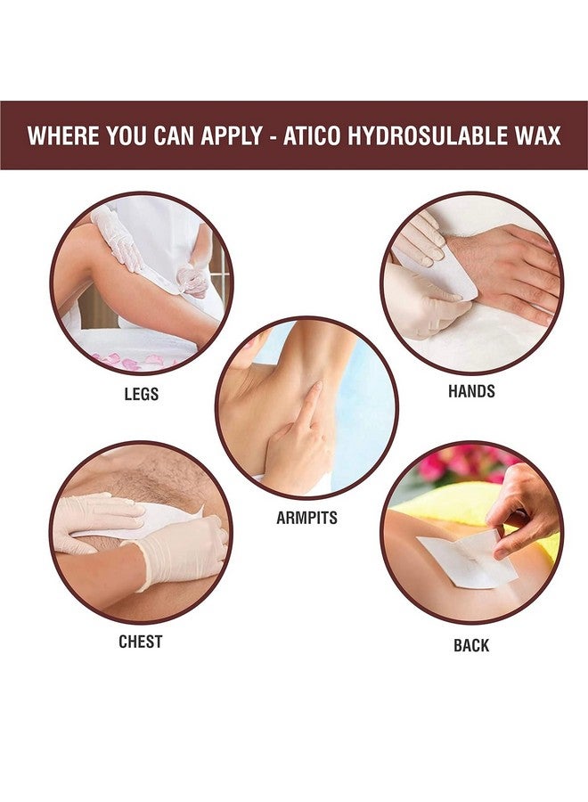 ZEELPETAL Microwave Creamy Hard Wax, White Chocolate, 800 gram, Painless hair removal with nourishing formula smooth and silky skin, quick and easy microwavable solution - Pack of 1. - Image 4