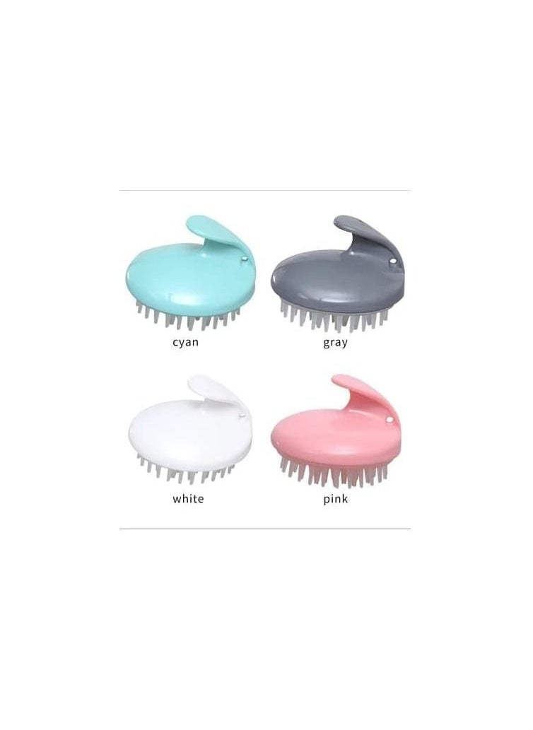 Generic Non-Slip Comb Head Massager Brush Shampoo Massage Scalp Comb Soft Silicone for Head Relaxation Shampoo Exfoliates.  - Image 2