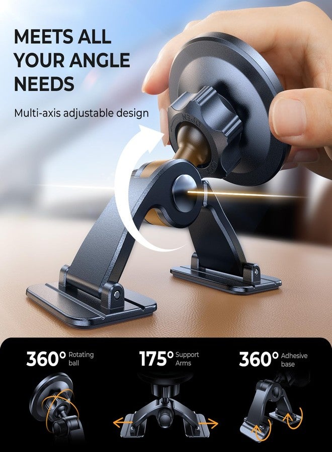 VICSEED 2025 Upgrade for MagSafe Car Mount [Strongest Dashboard Adhesive & Magnetic] Cell Phone Holders for Your Car 360° Adjustable Phone Holder for iPhone 17 Pro Max Air All Smartphones & Vehicles - Image 5
