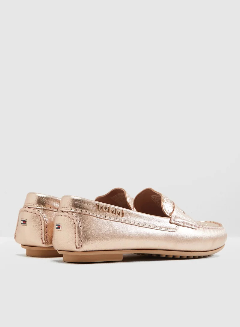 TOMMY HILFIGER Snake Pattern Moccasin