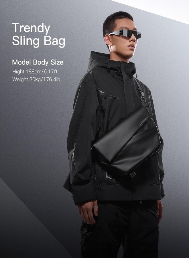 Inateck Sling Bag X-Pro, Compatible with 11 inch iPad Pro Air, 9L Water-resistant Crossbody Shoulder Messenger Bag With Adjustable Shoulder Strap for Men, Women, Travel, Cycling, Hiking, Work, Gym - Image 2