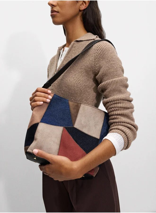 PARFOIS Patchwork Shoulder Bag