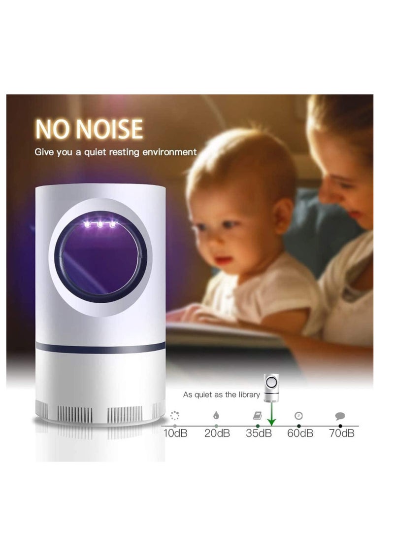 Electric Indoor Mosquito Trap Mosquito Killer Mosquito Traps Insect Traps USB Mosquito Lamp LED Night Light for Home Bedroom Office