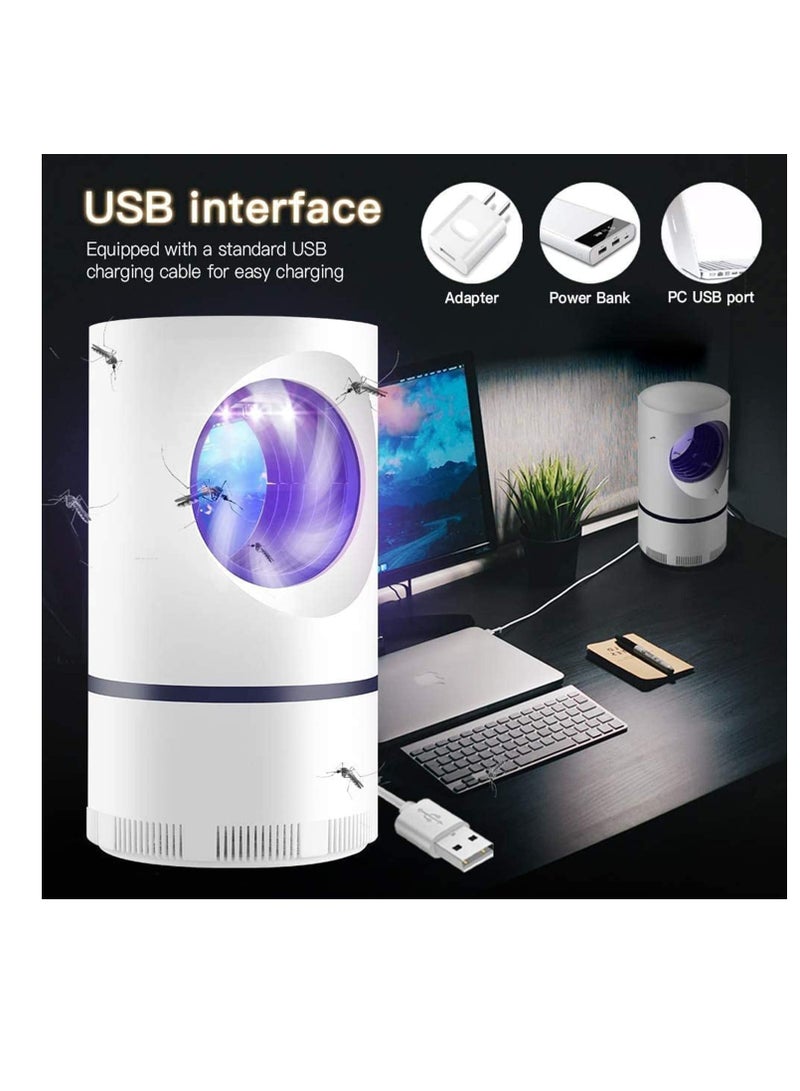 Electric Indoor Mosquito Trap Mosquito Killer Mosquito Traps Insect Traps USB Mosquito Lamp LED Night Light for Home Bedroom Office