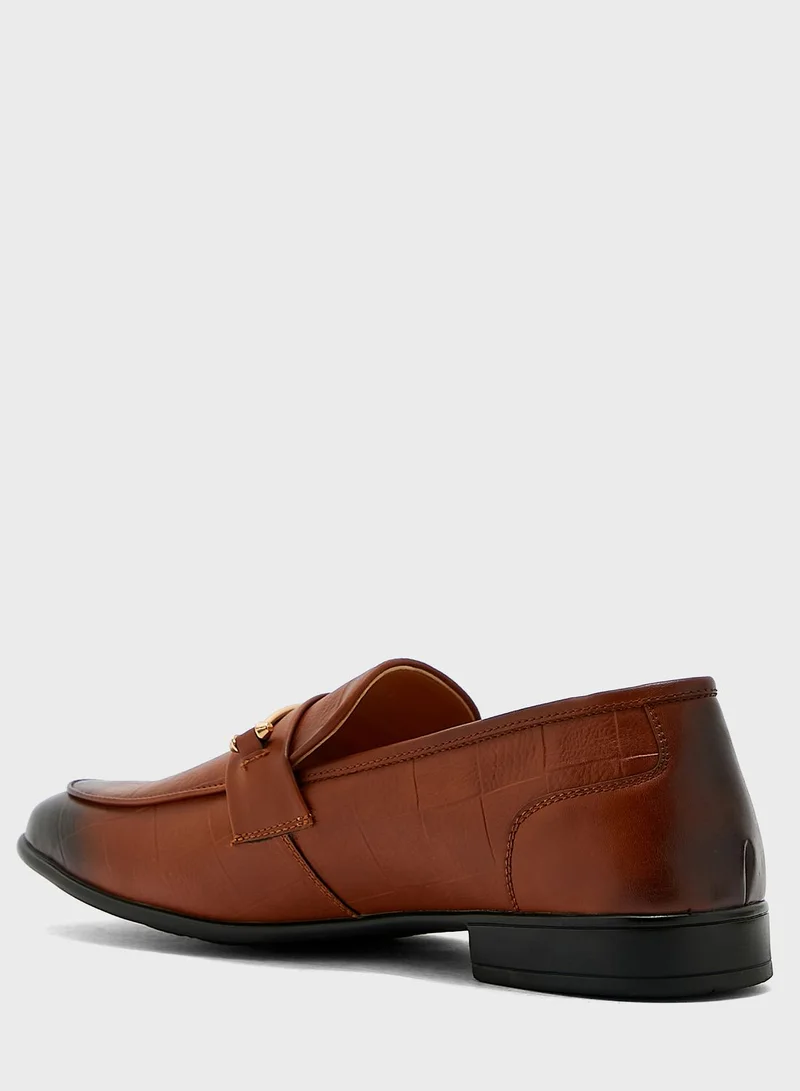 Robert Wood Faux Leather Formal Slip Ons